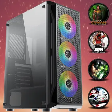 PC Gaming E-POWER 008 Intel Core i3-10100F/8 GB/240 GB/GeForce GTX 1650/500 W