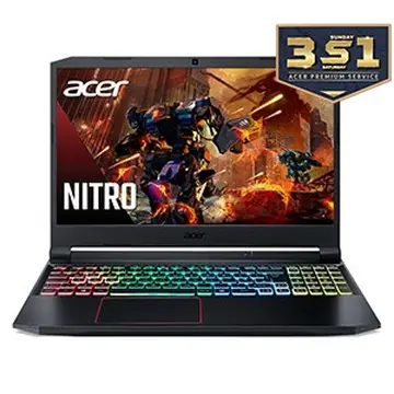 Laptop Acer Nitro Gaming AN515-55-77P9 i7 10750H/8GB/512GB/GTX1650Ti 4GB/Win 10
