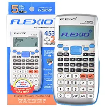 Máy tính khoa học HS/SV Flexio FX590VN 455 tính năng