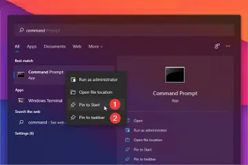 Cách truy cập Command Prompt (CMD) trên Windows 11
