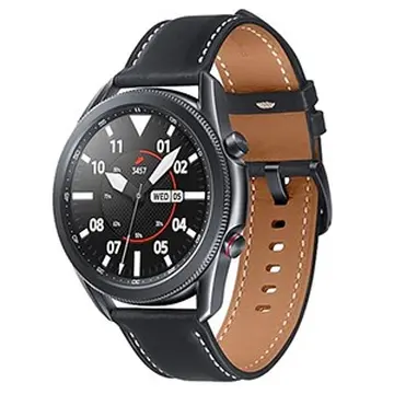 Đồng hồ Samsung Galaxy Watch 3 LTE 45mm viền thép đen dây da