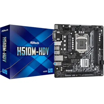 Mainboard Asrock H510M-HDV R2.0 (LGA 1200 - m-ATX Form Factor - DDR4)