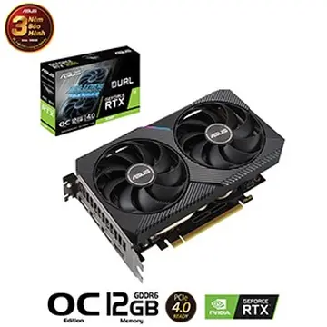 Card đồ họa Asus DUAL-RTX3060-O12G-V2