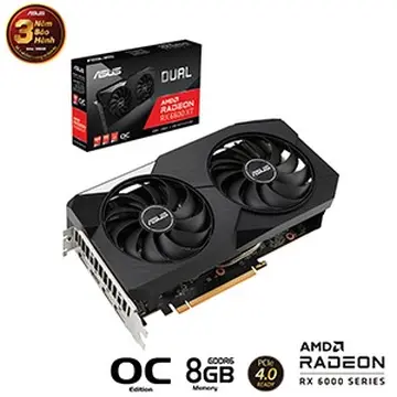 Card đồ họa Asus DUAL-RX6600XT-O8G