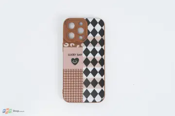 Ốp lưng iPhone 14 Pro Max Meetu họa tiết caro