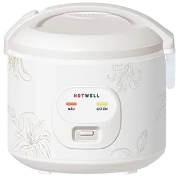 Nồi cơm điện Hotwell 1 lít RC10H1 - Trắng
