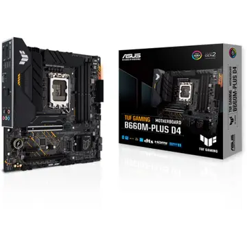 Mainboard Asus TUF Gaming B660M-Plus D4 ( LGA1700 - ATX motherboard - DDR4 )