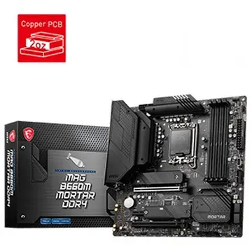 Mainboard MSI MAG B660M MORTAR DDR4 ( LGA1700 - mATX From Factor - DDR4 )