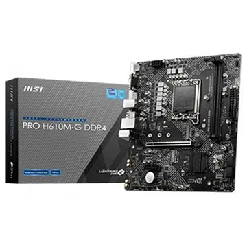 Mainboard MSI PRO H610M-G DDR4 ( LGA1700 - mATX From Factor - DDR4 )