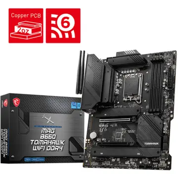 Mainboard MSI MAG B660 TOMAHAWK WIFI DDR4 (LGA1700 - ATX From Factor - DDR4)