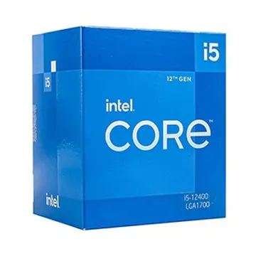 Bộ vi xử lý Intel Core i5 12400 (LGA 1700/6 Core-12 Thread/2.5 GHz-4.4 GHz/18 MB/65 W)