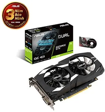 Card đồ hoạ Asus DUAL-GTX1650-O4G - 4GB GDDR5 - 128 bit