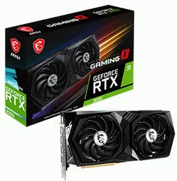 Card đồ hoạ MSI RTX 3050 GAMING X 8G - 8GB GDDR6 - 128 bit