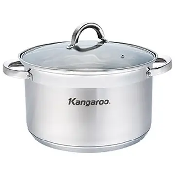 Nồi inox đơn Kangaroo size 16 KG876XS