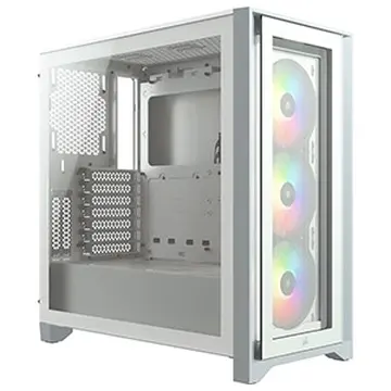 Vỏ Case Corsair iCUE 4000X RGB TG White