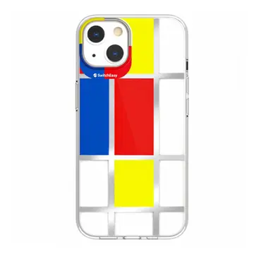 Ốp lưng iPhone 13 SWITCHEASY Artist Mondrian TPU