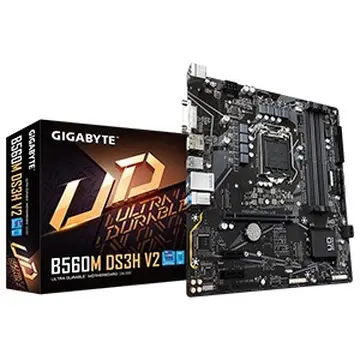 Mainboard Gigabyte GA - B560M DS3H V2 ( LGA1200 - m-ATX Form Factor - DDR4 )