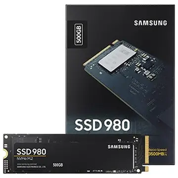 Ổ cứng SSD Samsung 980 500 GB NVMe / PCIe Gen3x4 - Đọc: 3100 MB/s - Ghi: 2600 MB/s