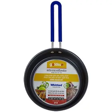 Chảo inox 3 đáy chống dính đáy từ Goldsun GPA1402-18IH 18cm