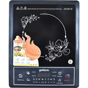 Bếp điện từ đơn Goldsun GIC3201-M 2000W (Kèm nồi)