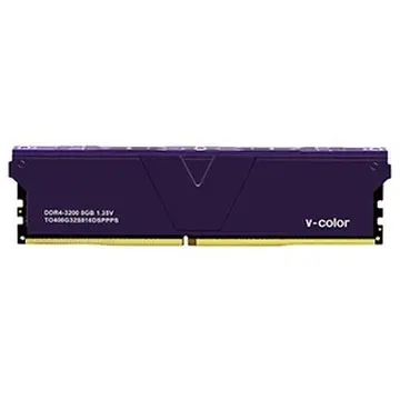 RAM Desktop V-Color Skywalker Plus  8 GB - DDR4 - 3200 MHz - Purple