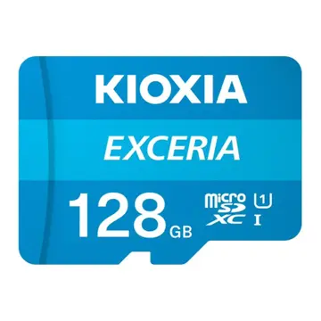 Thẻ nhớ Kioxia 128GB microSD Exceria C10 U1 with adapter