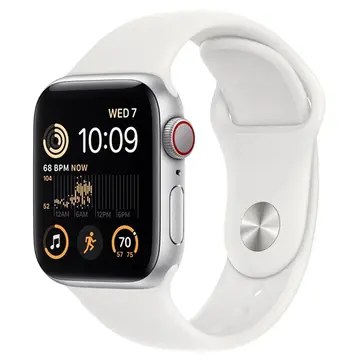 Apple Watch SE 2 GPS + Cellular, viền nhôm dây cao su
