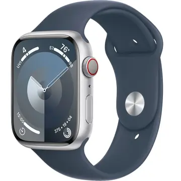 Apple Watch Series 9 GPS + Cellular 45mm Viền nhôm Dây cao su cỡ S/M