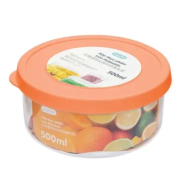 Hộp thực phẩm tròn Hokkaido 500ml