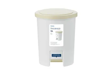 Thùng rác đạp tròn Inochi Hiro 12L