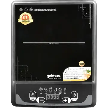 Bếp điện từ đơn Goldsun GIC3211-M 2000W (Kèm nồi)