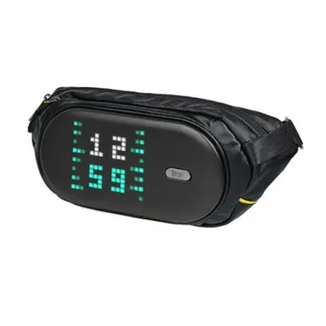 Túi đeo chéo màn hình LED Divoom Pixoo Sling Bag Đen