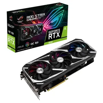 Card đồ hoạ Asus ROG-STRIX-RTX3050-O8G-GAMING - 8GB GDDR6 - 128 bit