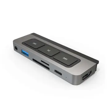 Cáp Hub USB-C to HDMI 4K 60HZ 6 in 1 HD449 Hyperdrive