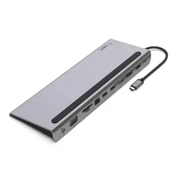 Cáp Hub USB-C 3.1 11 in 1 pass-thru 100W Belkin Xám