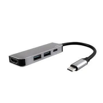 Cáp Hub USB-C To HDMI 4 in 1 JCPal