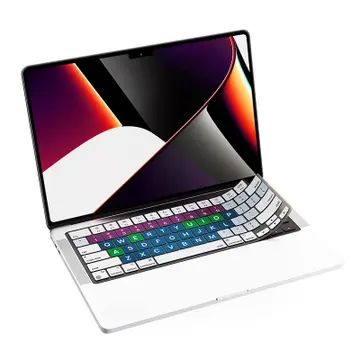 Phủ phím JCPAL VERSKIN Silicone Macbook Pro 14"/16" 2021 Đen