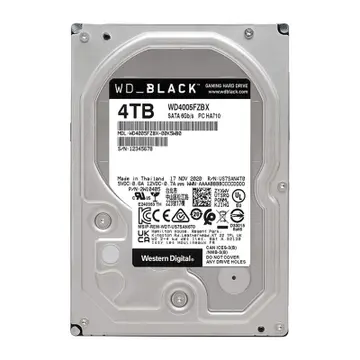 Ổ cứng HDD Western Digital Black 4TB 7200rpm - 256MB - Sata3 (WD4005FZBX)