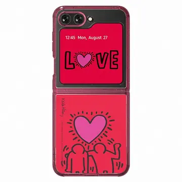Tấm thẻ Samsung Galaxy Z Flip5 phiên bản KEITH HARRING LOVE GP-TOF731SBBQW