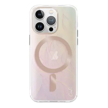 Ốp lưng magsafe iPhone 15 Pro UNIQ COEHL Willow nhựa TPU chống sốc, chống ố vàng óng Ánh