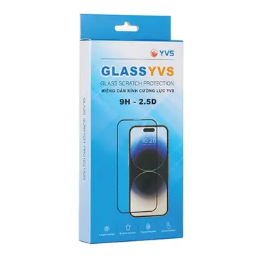 Miếng dán màn hình kính cường lực iPhone 15 Pro Max 2.5D YVS