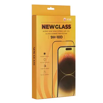 Miếng dán màn hình kính cường lực chống ánh sáng xanh iPhone 15 Pro 10D YVS