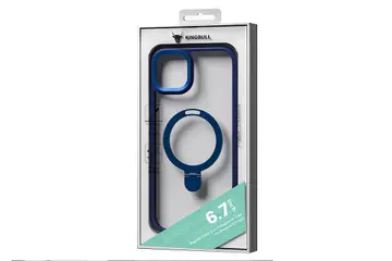 Ốp lưng magsafe iPhone 15 Plus Mipow nhựa cứng chống sốc và ố vàng, đế dựng