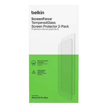 Miếng dán màn hình kính cường lực iPhone 15 Belkin