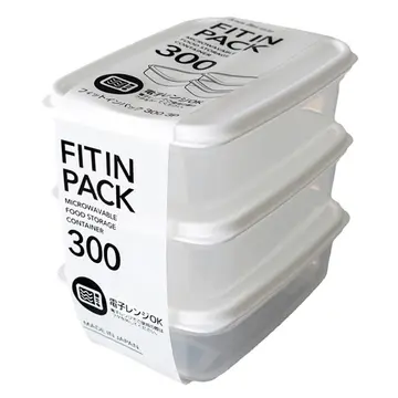 Bộ 3 hộp đựng thực phẩm, 300ml (4973430022880)