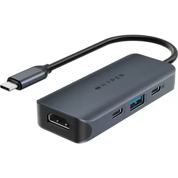 Cáp Hub USB-C 4 in 1 Hyperdrive Next HD4001 KG