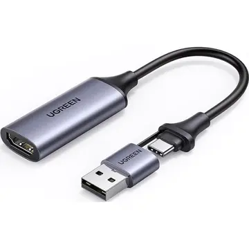 Cáp Hub USB-C to HDMI Ugreen âm dùng ghi hình Livestream (40189)