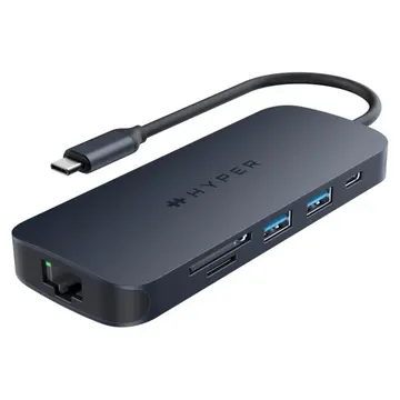 Cáp Hub USB-C 8 in 1 Hyperdrive Next HD4004