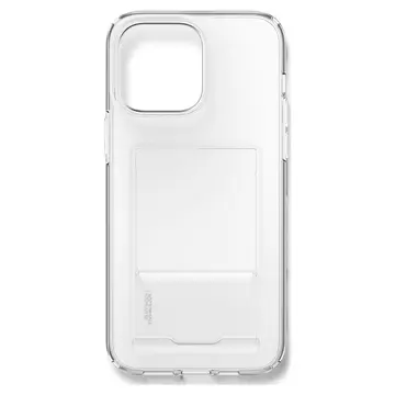 Ốp lưng iPhone 15 Pro Max Spigen silicon chống sốc quân đội, chống ố vàng, có khe đựng thẻ trong suốt