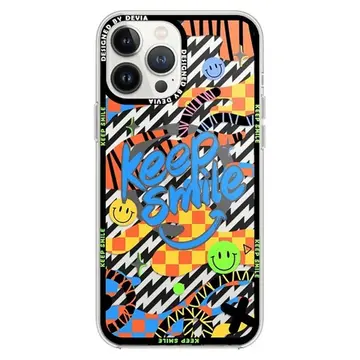 Ốp lưng bảo vệ iPhone 15 Pro Max Devia keep smile nhựa cứng hoa văn nhiều màu